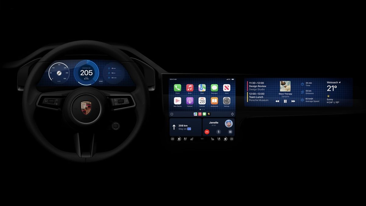 Apple poodhaluje nové automobilové rozhraní CarPlay, převezme úlohu přístrojového štítu